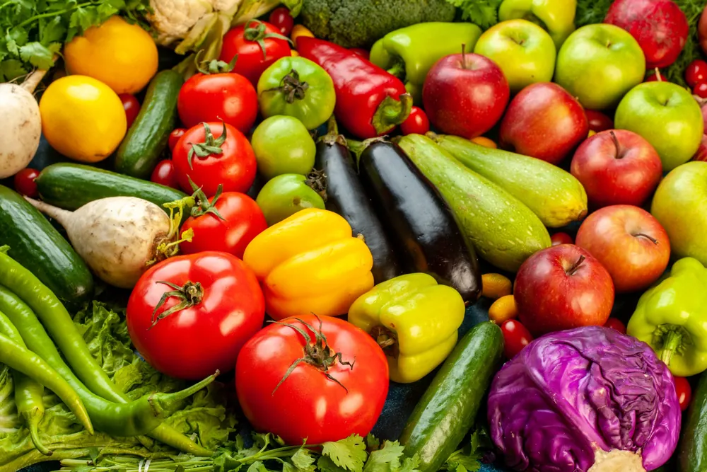 Verduras frescas variadas